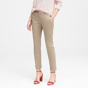 banana republic cropped khakis